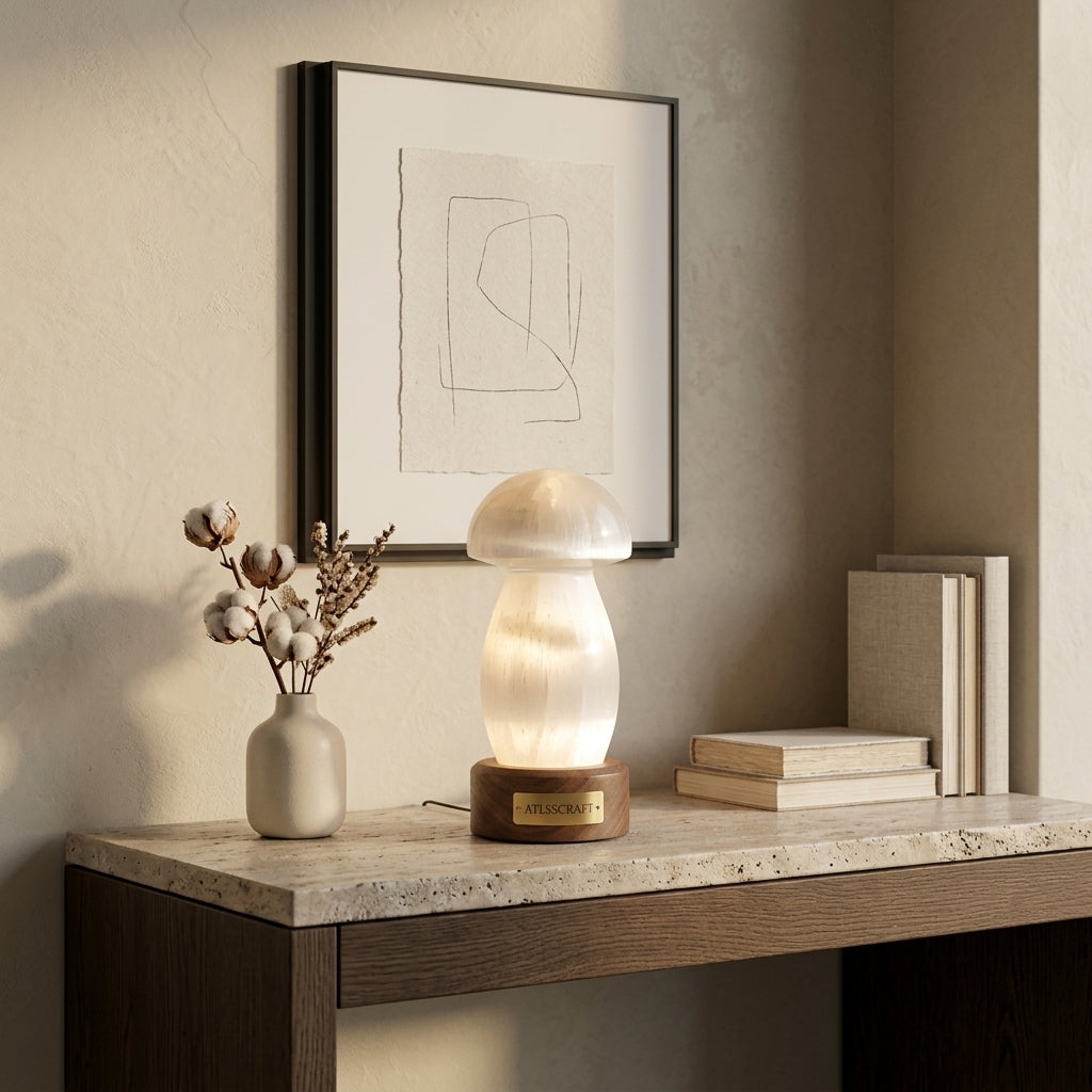 LAMPE CHAMPIGNON SÉLÉNITE
