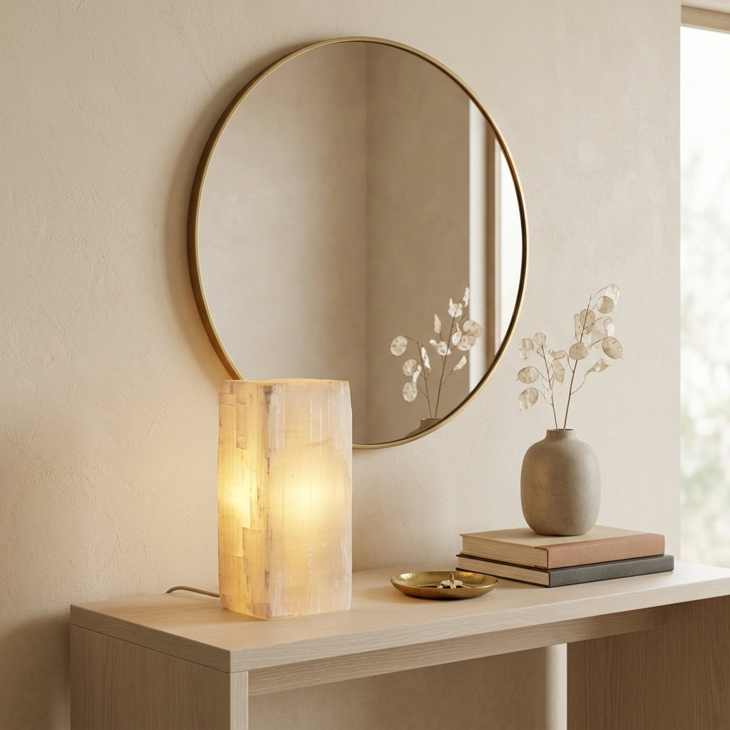 LAMPE DÉCORATIVE EN ONYX