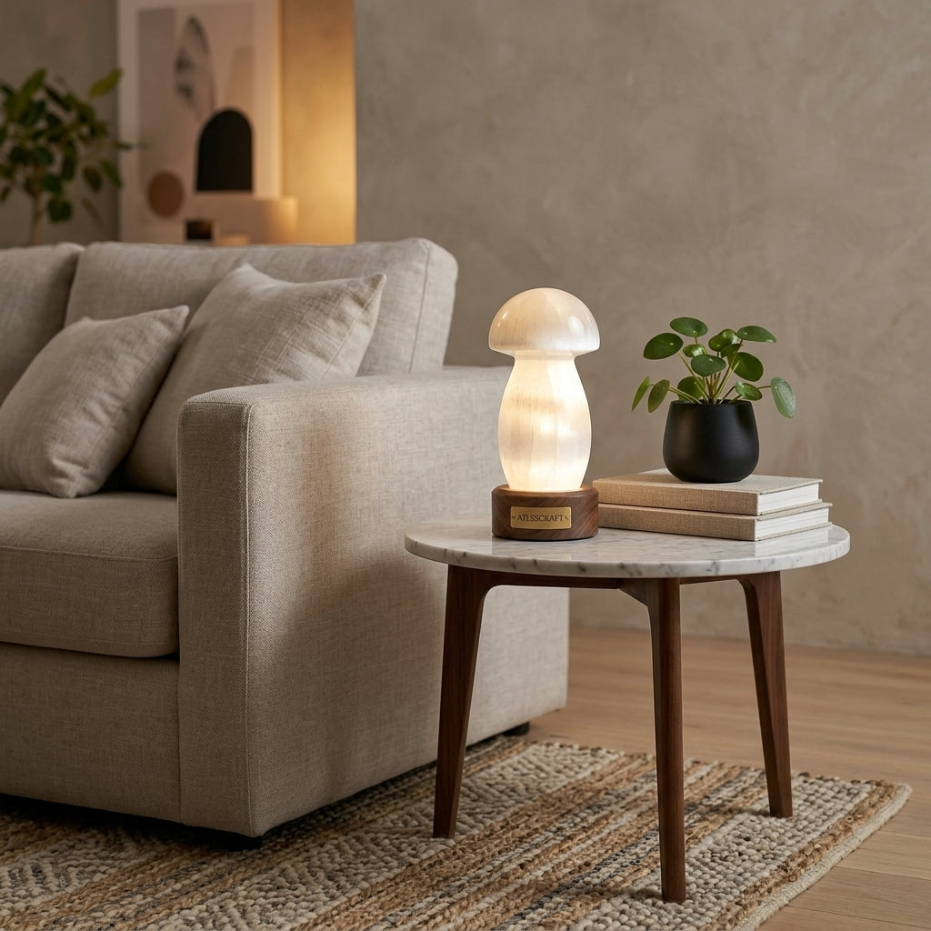 LAMPE CHAMPIGNON SÉLÉNITE