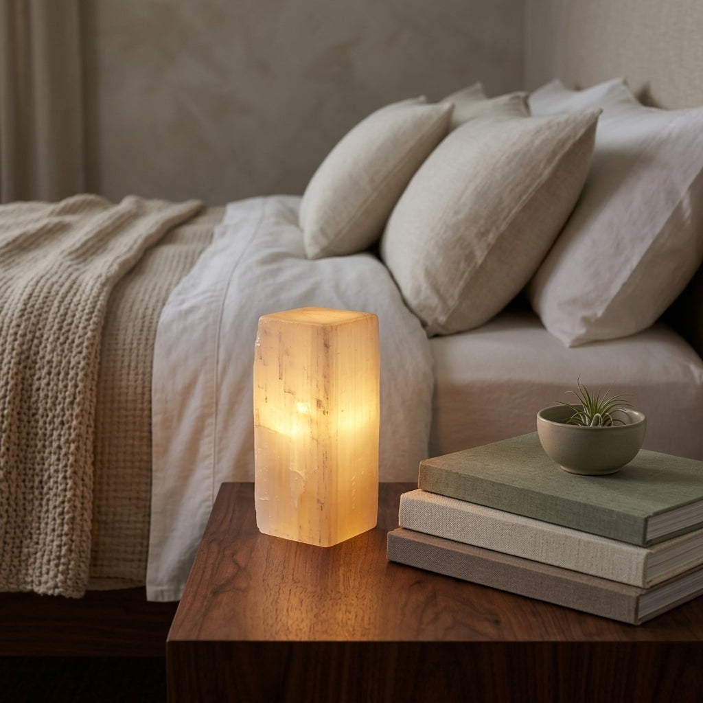 LAMPE DÉCORATIVE EN ONYX